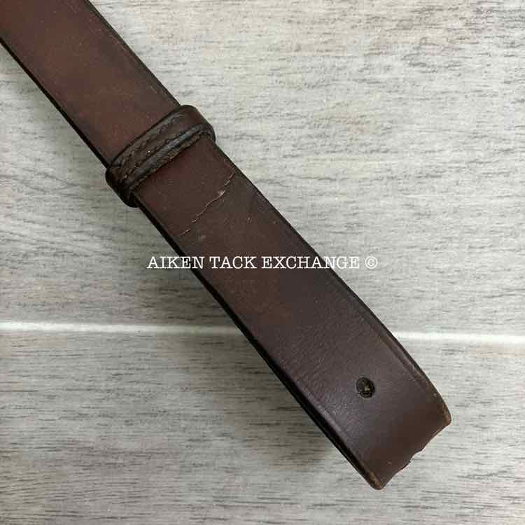 Ovation Elastic Flat Breastplate, Brown, Size Full