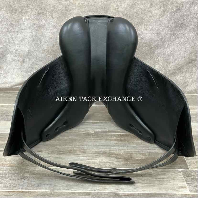 2017 Equipe Olympia Monoflap Dressage Saddle, 17" Seat, Wide Tree, Foam Panels