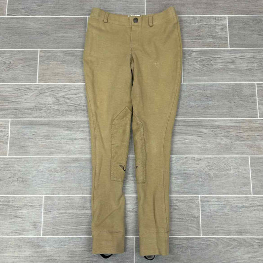 TuffRider Low Rise Knee Patch Pull On Jods, Size 12