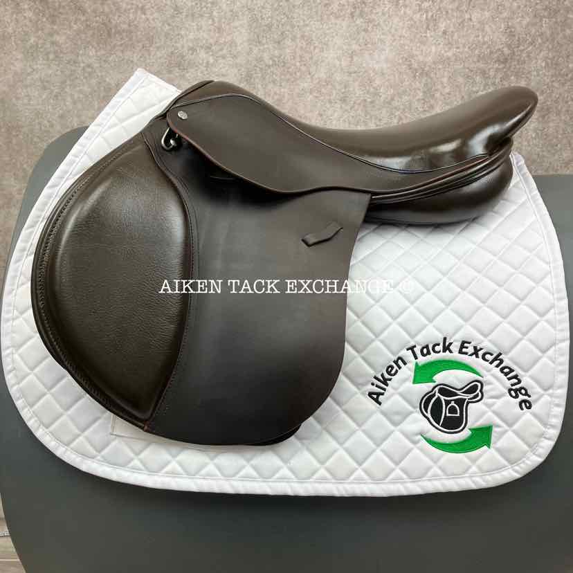 **SOLD** 2019 Loxley by Bliss Jump Saddle, 17.5" Seat, Adjustable Tree - Changeable Gullet, Wool Flocked Panels