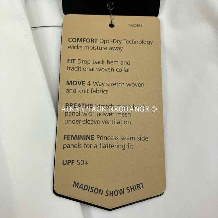 Noble Outfitters Madison Long Sleeve Show Shirt, Size XXLarge