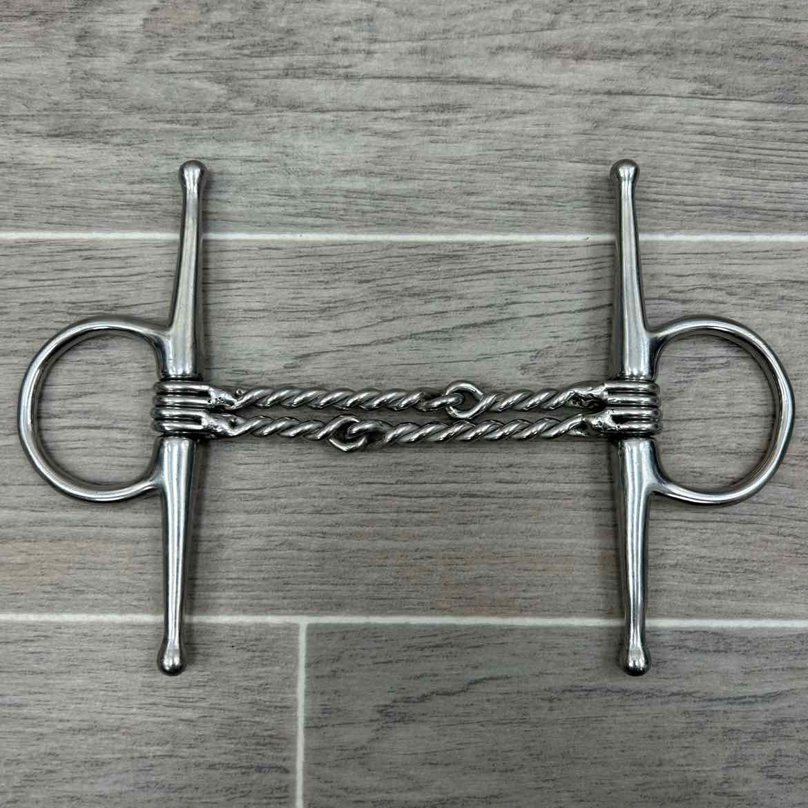 Full Cheek Double Twisted Wire Bit 5"
