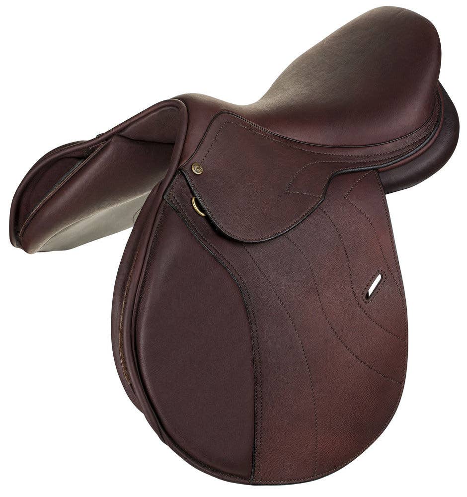 HDR - Henri De Rivel Laureate IGP Close Contact Jump Saddle: Oakbark / 17.5