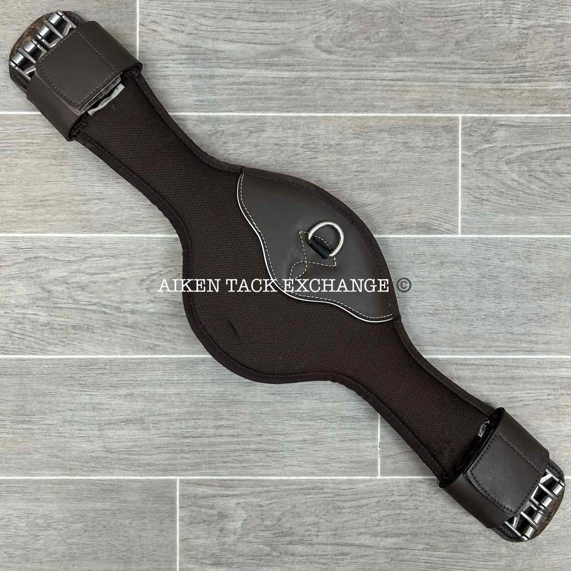 Pegasus Butterfly Rainer Dressage Girth, Brown, 28"