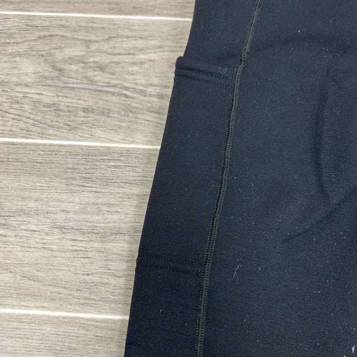 Kerrits Power Stretch Winter Silicone Knee Patch Tights, Size Large