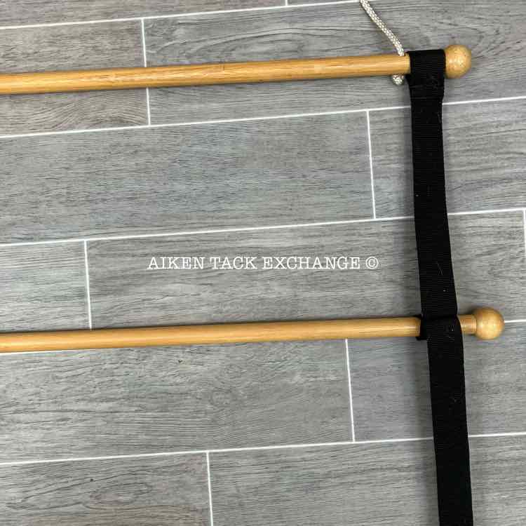 Hanging Wooden Blanket Rack