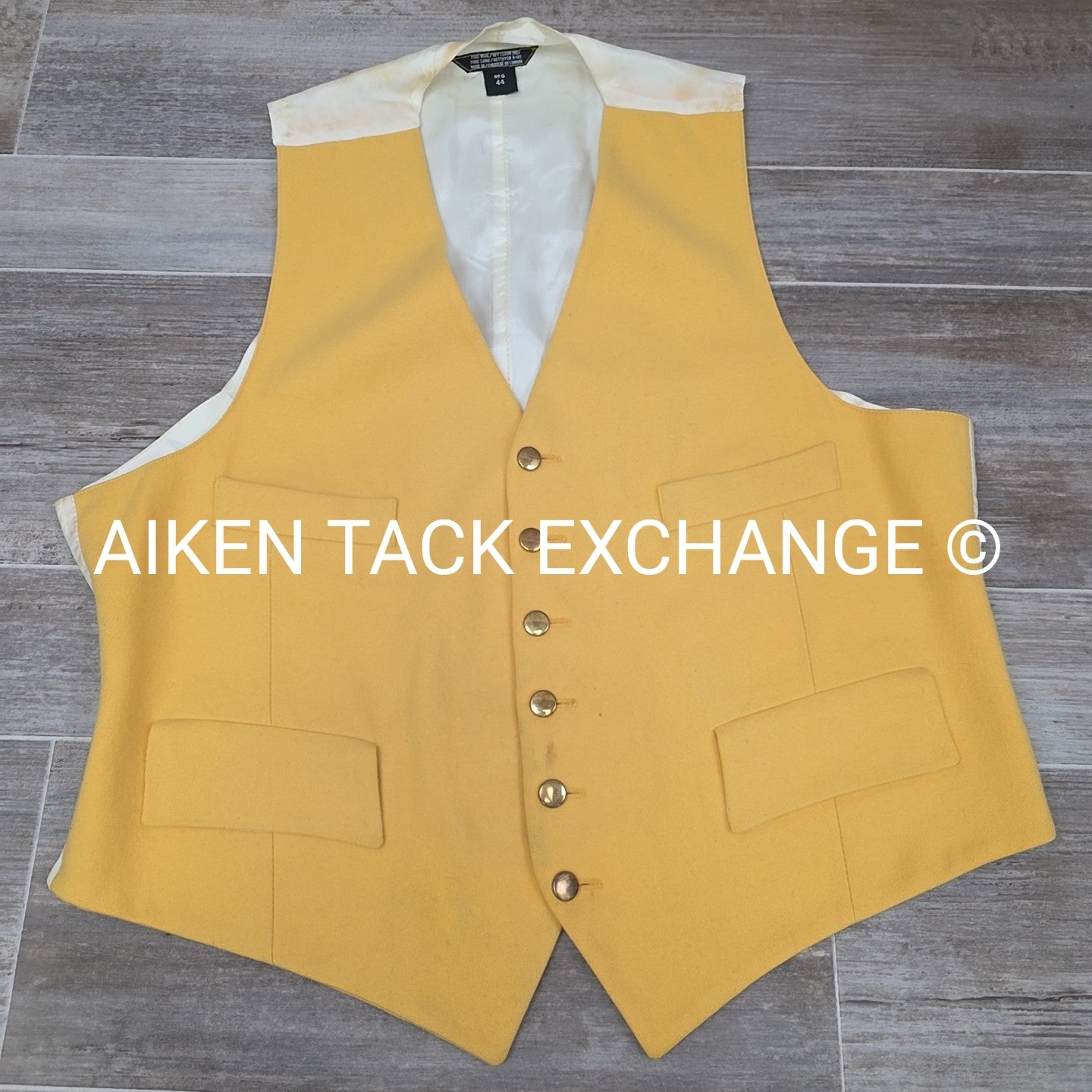 Classic Canary Vest for Fox Hunting, Size 44