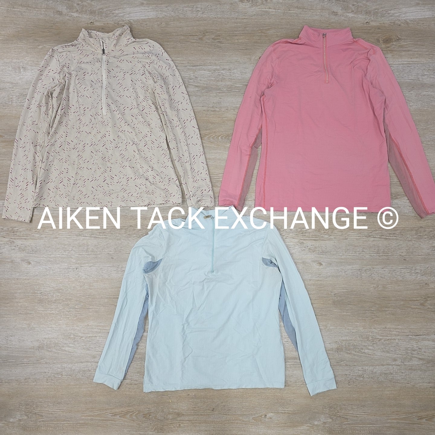 BARGAIN BUNDLE: EIS, Dover Saddlery, & Unknown Brand Long Sleeve Sun Shirts, Siz