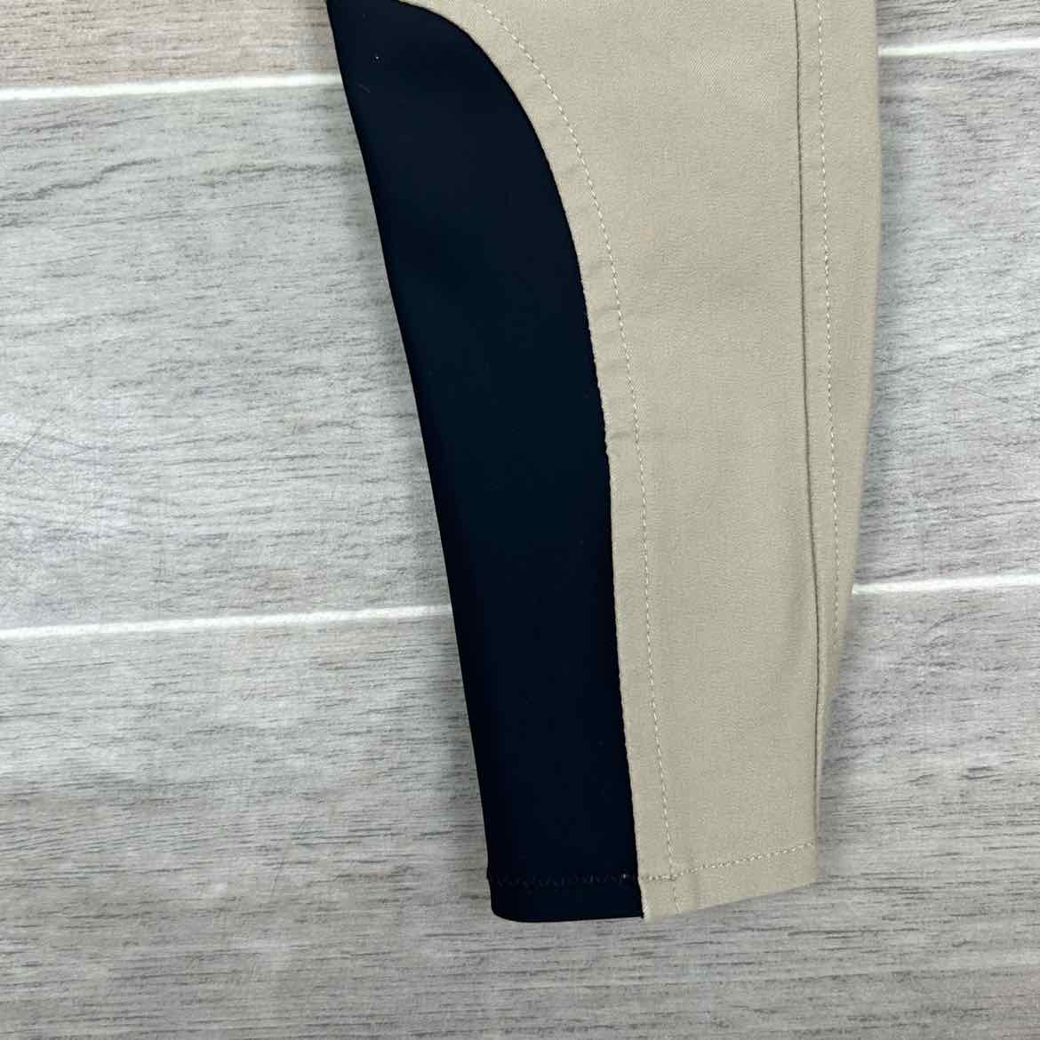 Tailored Sportsman Trophy Hunter Knee Patch Sock Bottom Breeches, Size 24