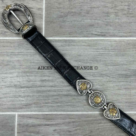 Enmon Leather Belt, Size Small