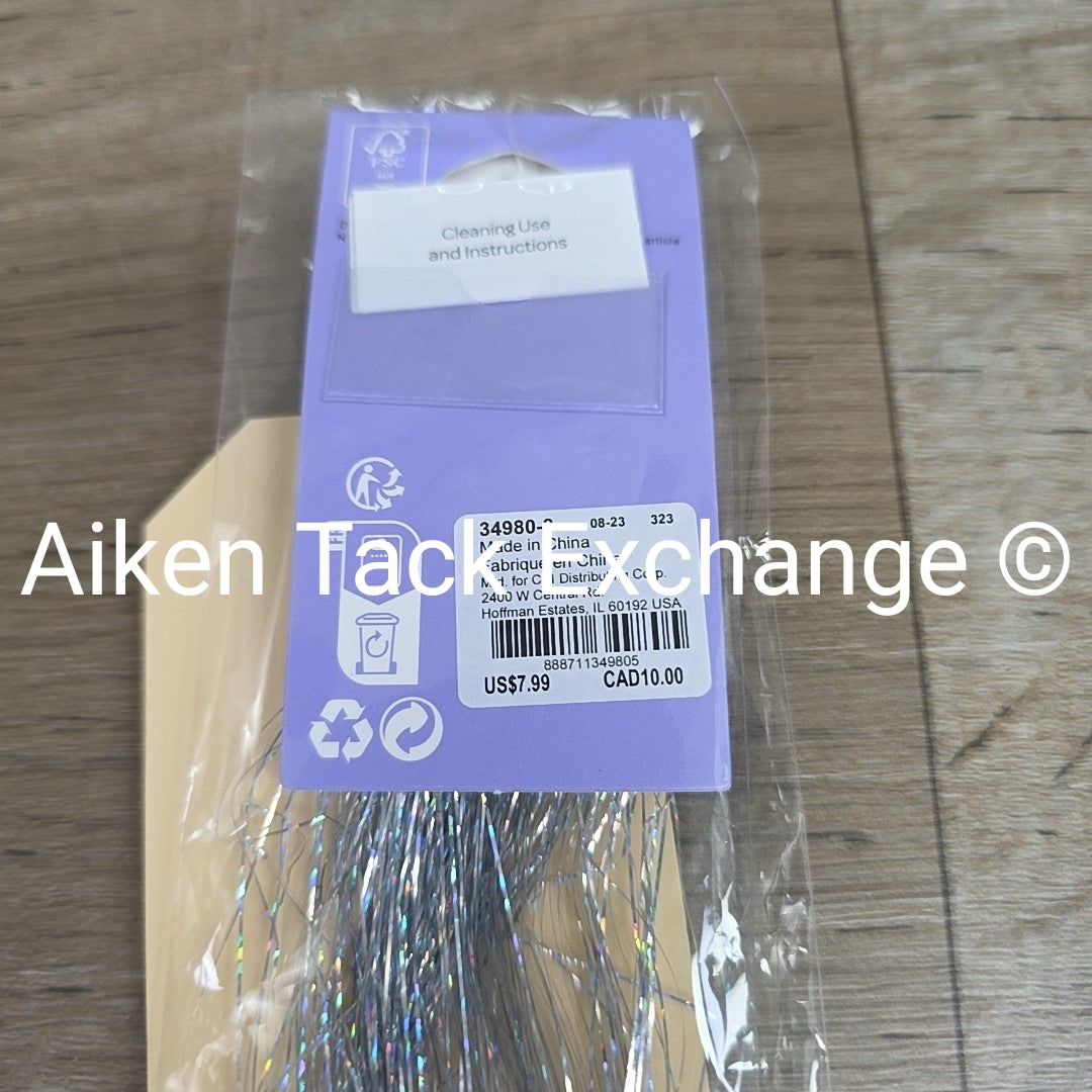 Claire's Faux Hair Tinsel Extension with 2 Clips