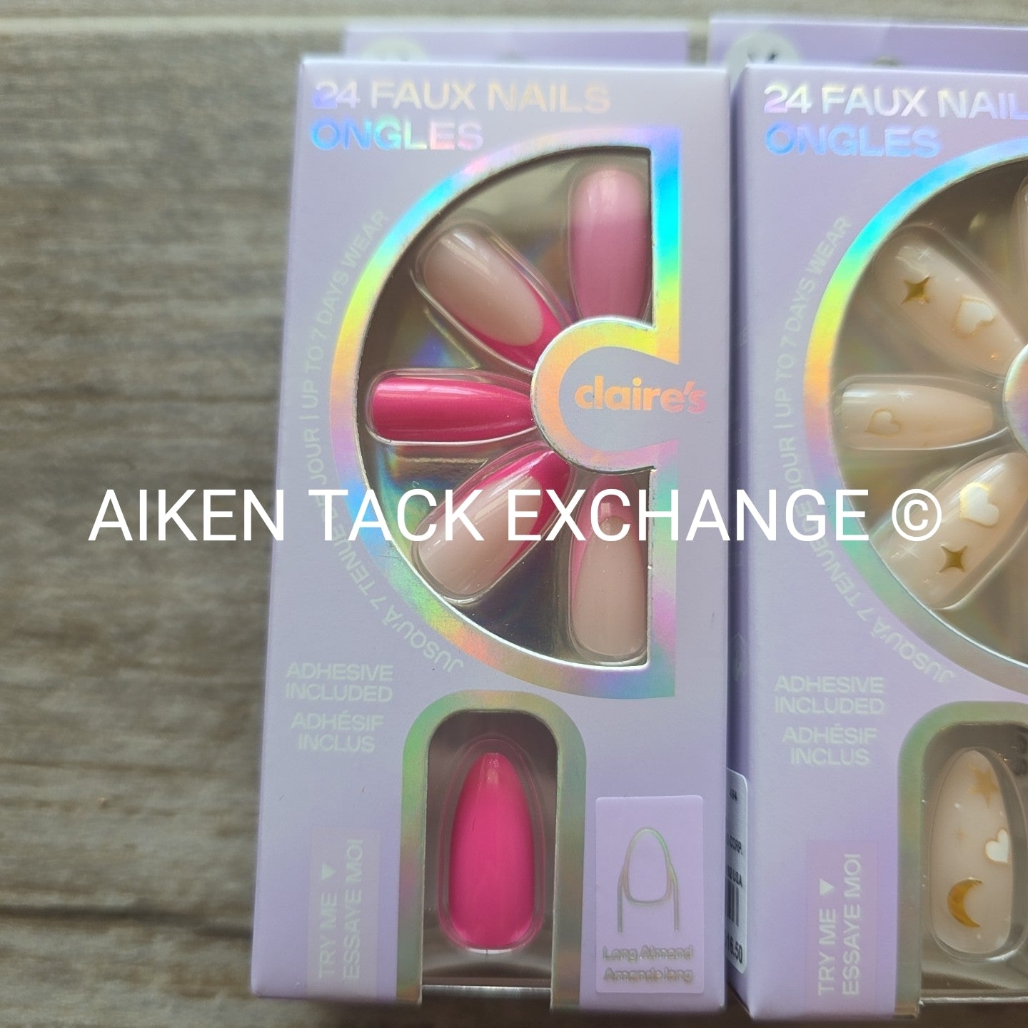 Claire's Press-On Nails (2 Sets) - 24 Count Each (48 Total)