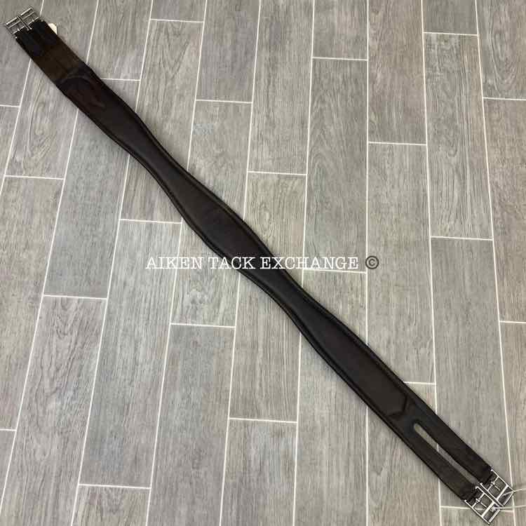 Dover Saddlery Leather Girth w/ Elastic on One End 56"