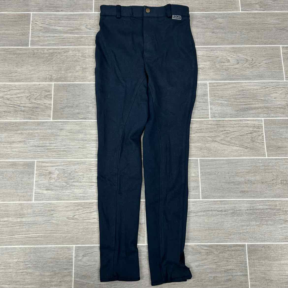 Eqituff Children's Knee Patch Breeches, Navy, Size 12, Brand New