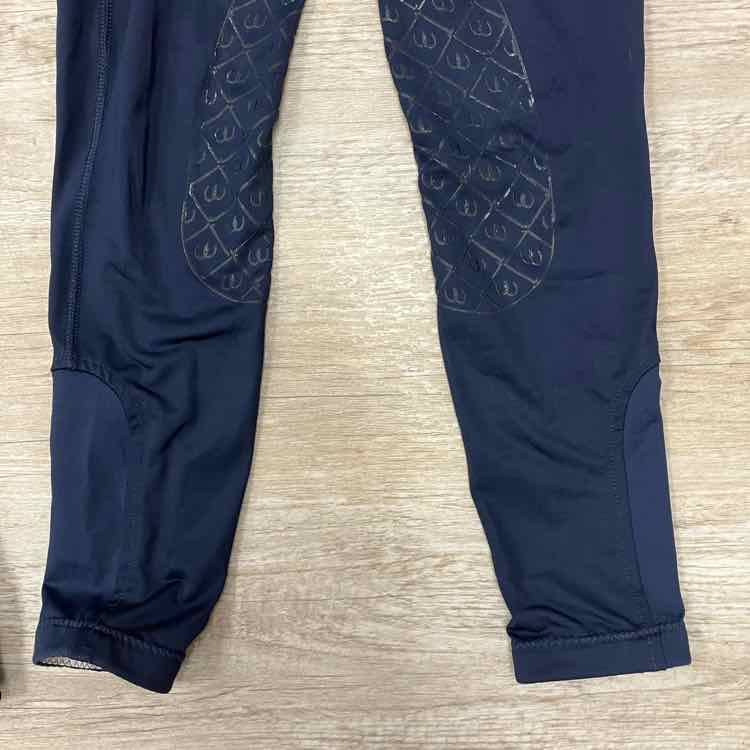 BARGAIN BUNDLE: 2 Pair Ovation Silicone Grip Knee Patch Tights, Size Large