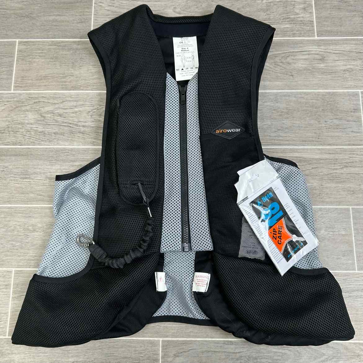 Charles Owen Airowear AirShell Air Bag Safety Vest, Size Medium