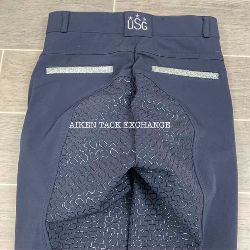 KL Select USG "Meghan" Silicone Full Seat Breeches, Size 22