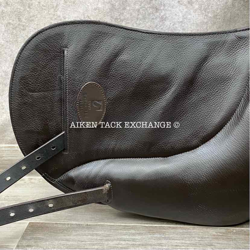 2024 Envy by Custom Saddlery Motion Monoflap Dressage Saddle, 18" Seat, Adjustable Tree, Wool Flocked Panels