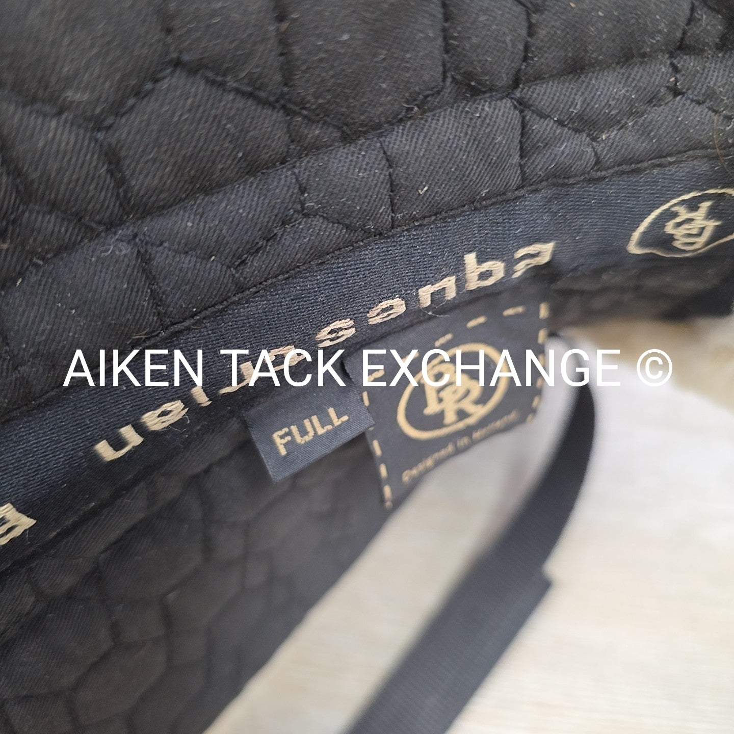 BR Equestrian Shimmable Sheepskin Half Pad, Size Full