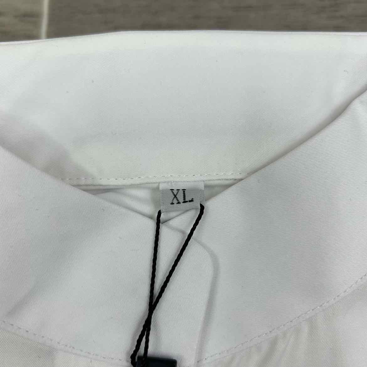 Ovation Elegance Long Sleeve Show Shirt, White, Size X-Large