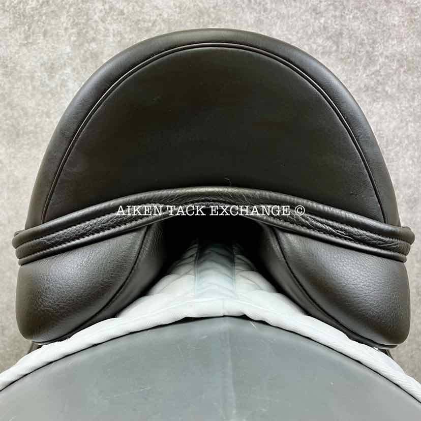 2024 Envy by Custom Saddlery Motion Monoflap Dressage Saddle, 18" Seat, Adjustable Tree, Wool Flocked Panels