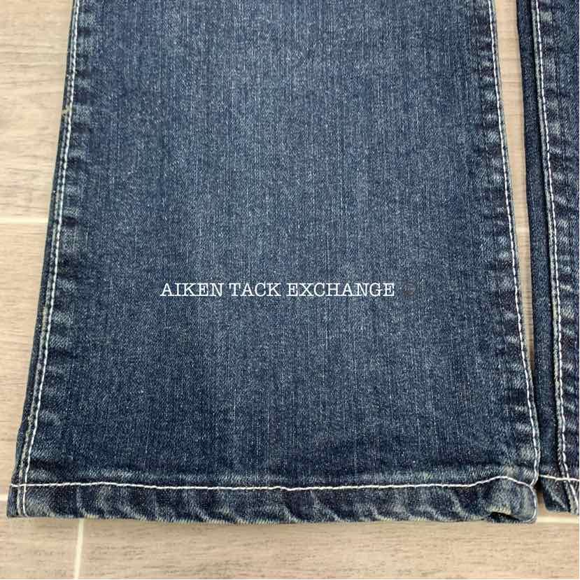 Wrangler Q-Baby Mid-Rise Jeans, Size 7/8