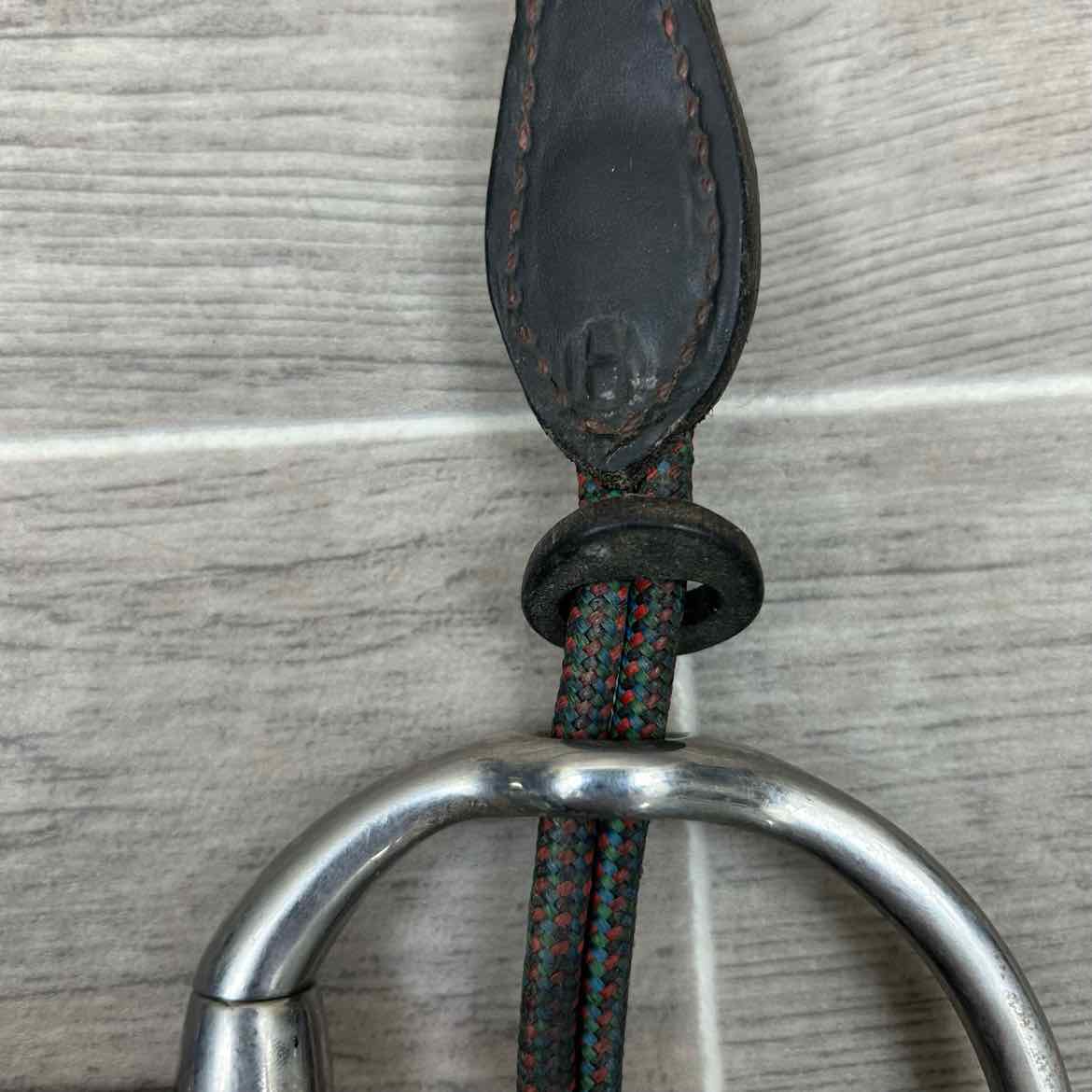 Korsteel Single Joint Eggbutt Gag Bit with Nunn Finer Rope Cheek Pieces, 5.5"