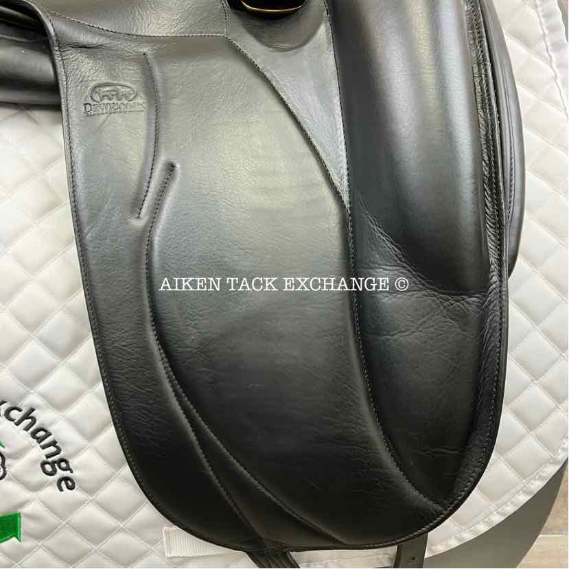 2014 Devoucoux Mendia Monoflap Dressage Saddle, 18" Seat, 3 Flap, Medium Wide Tree, D3D Panels, Full Buffalo Leather