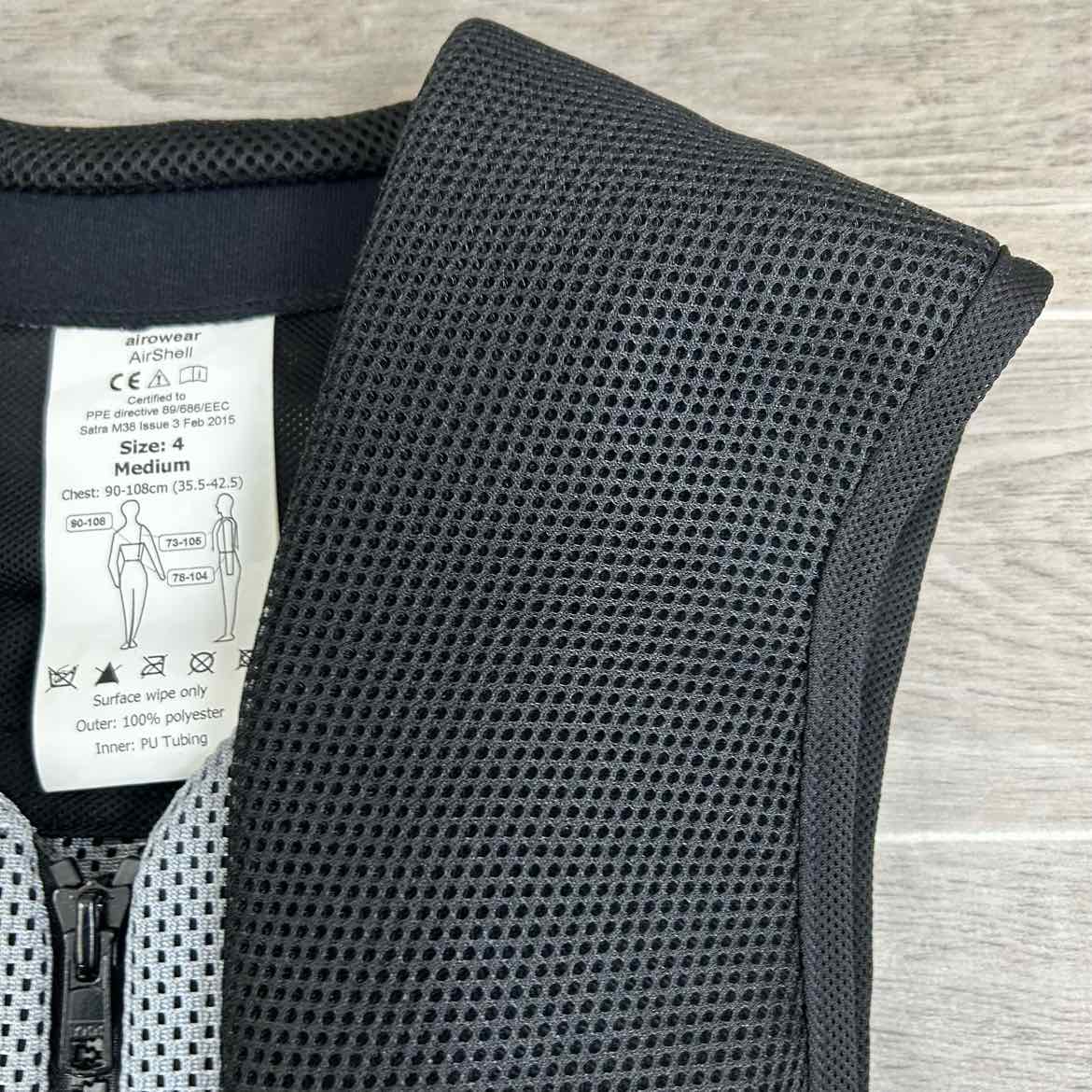 Charles Owen Airowear AirShell Air Bag Safety Vest, Size Medium