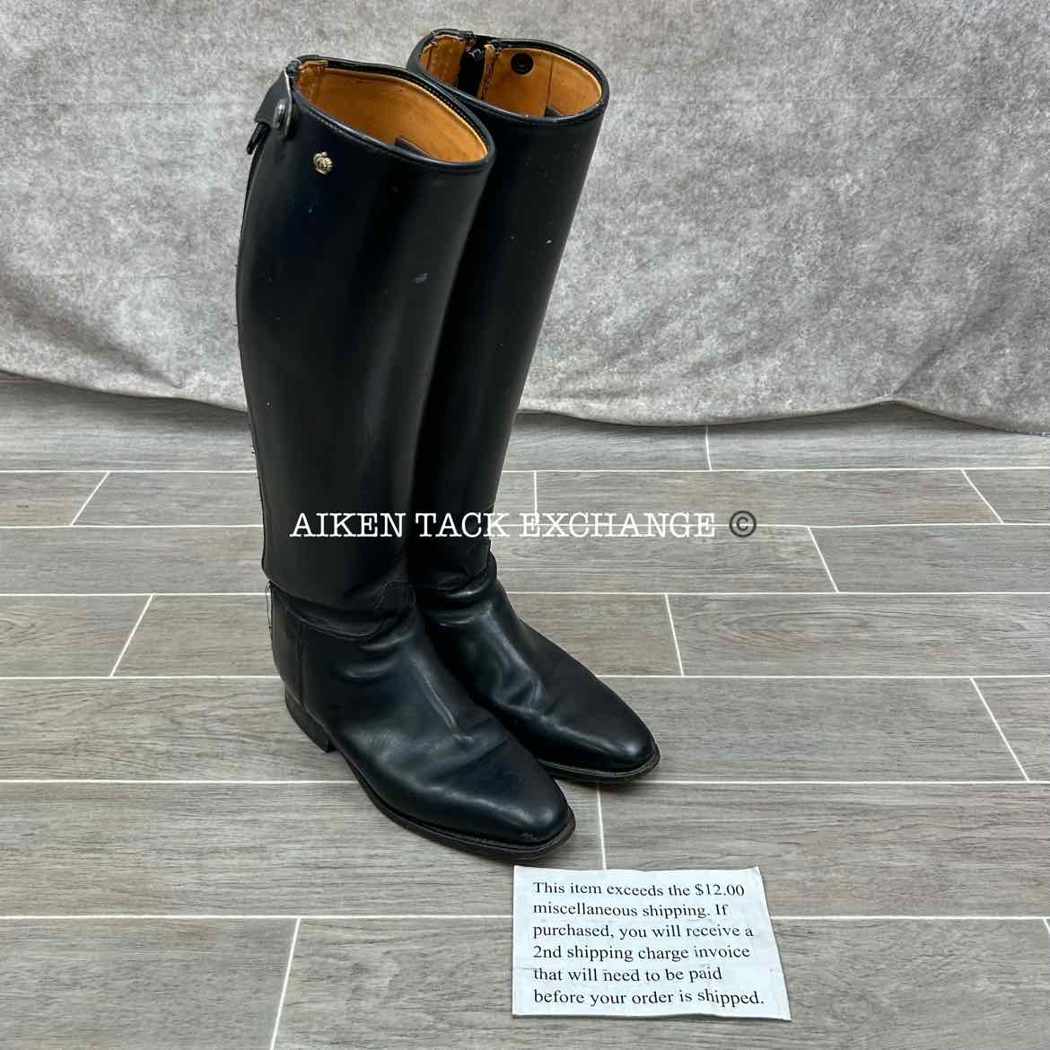 Konigs Dressage Boots, Size 8.5 Calf Height 50 Width 37