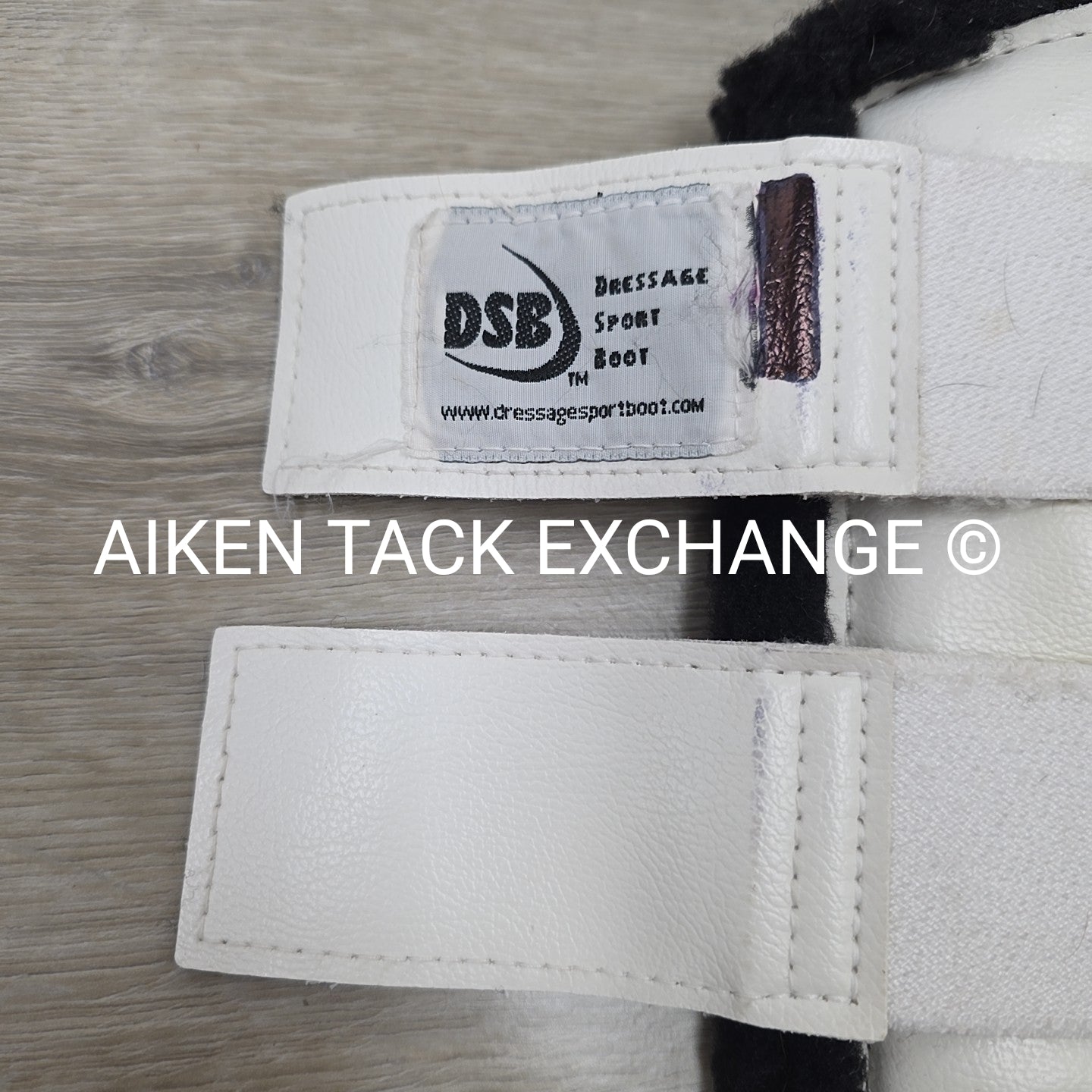 DSB Dressage Sport Boots Original, White/Black, Size Medium