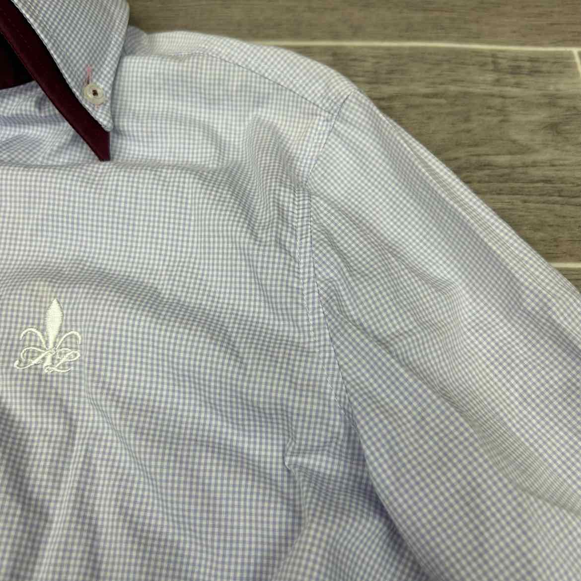 Fior Da Liso Long Sleeve Collared Shirt, Size 10