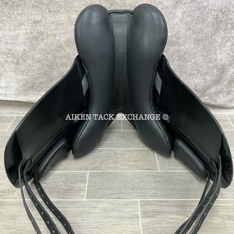 2023 Fairfax Stella Monoflap Dressage Saddle, 17.5" Seat, Adjustable Tree - Changeable Gullet, Wool Flocked Panels