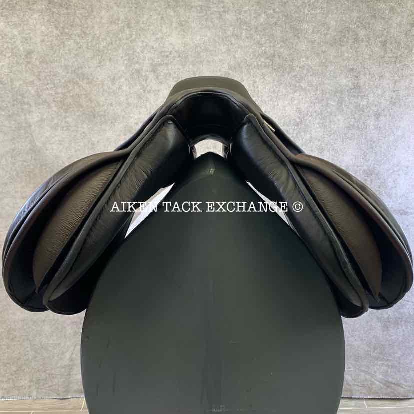 Pegasus Unicorn French Style Jump Saddle, 17.5" Seat, Auto-Adjusting Flex Tree, Comes with Pegasus Saddle Fitter Sheepskin Half Pad