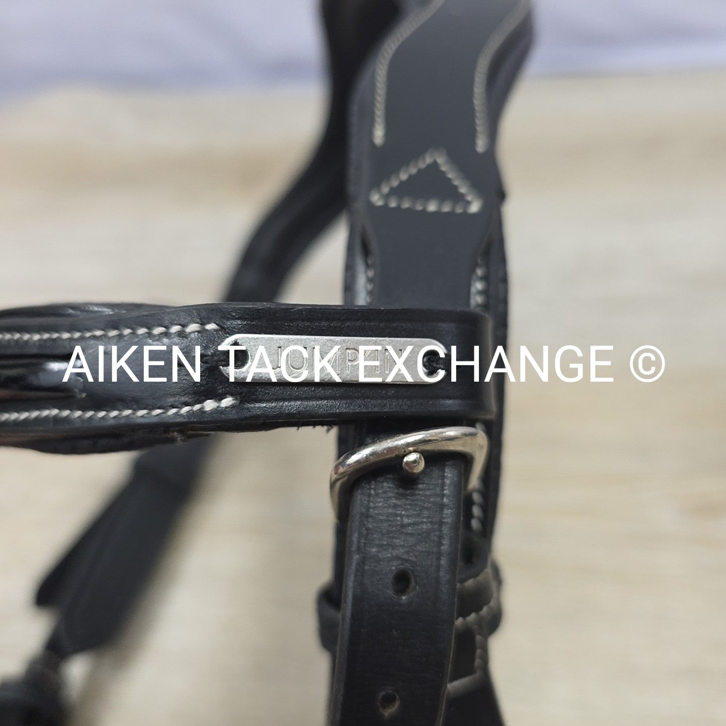 Jump'In One Manhattan Anatomic Bridle, No Reins, Black, Size Full