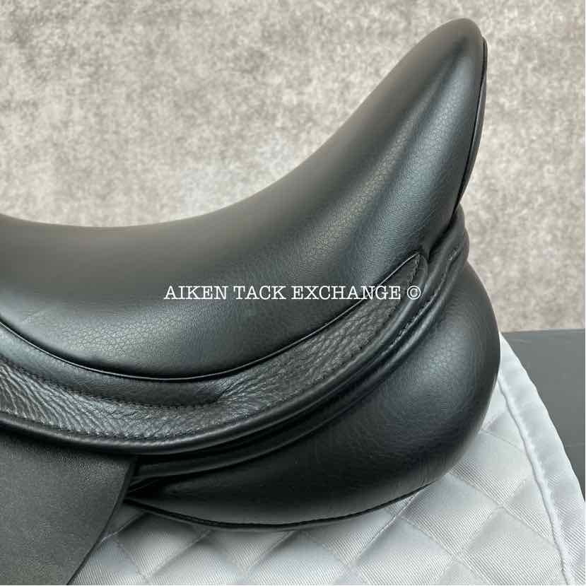 Kent & Masters MDM S-Series Standard Wither Moveable Block Dressage Saddle, 17.5" Seat, Adjustable Tree - Changeable Gullet, Wool Flocked Panels