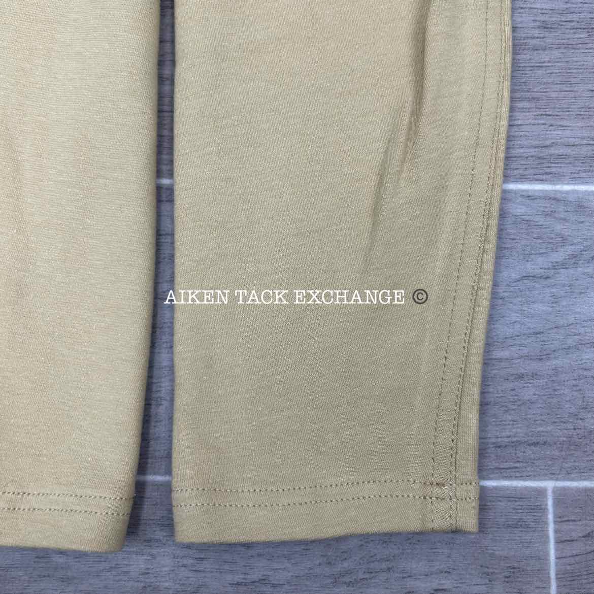 TuffRider Cotton Knee Patch Pull On Tights, Size 32