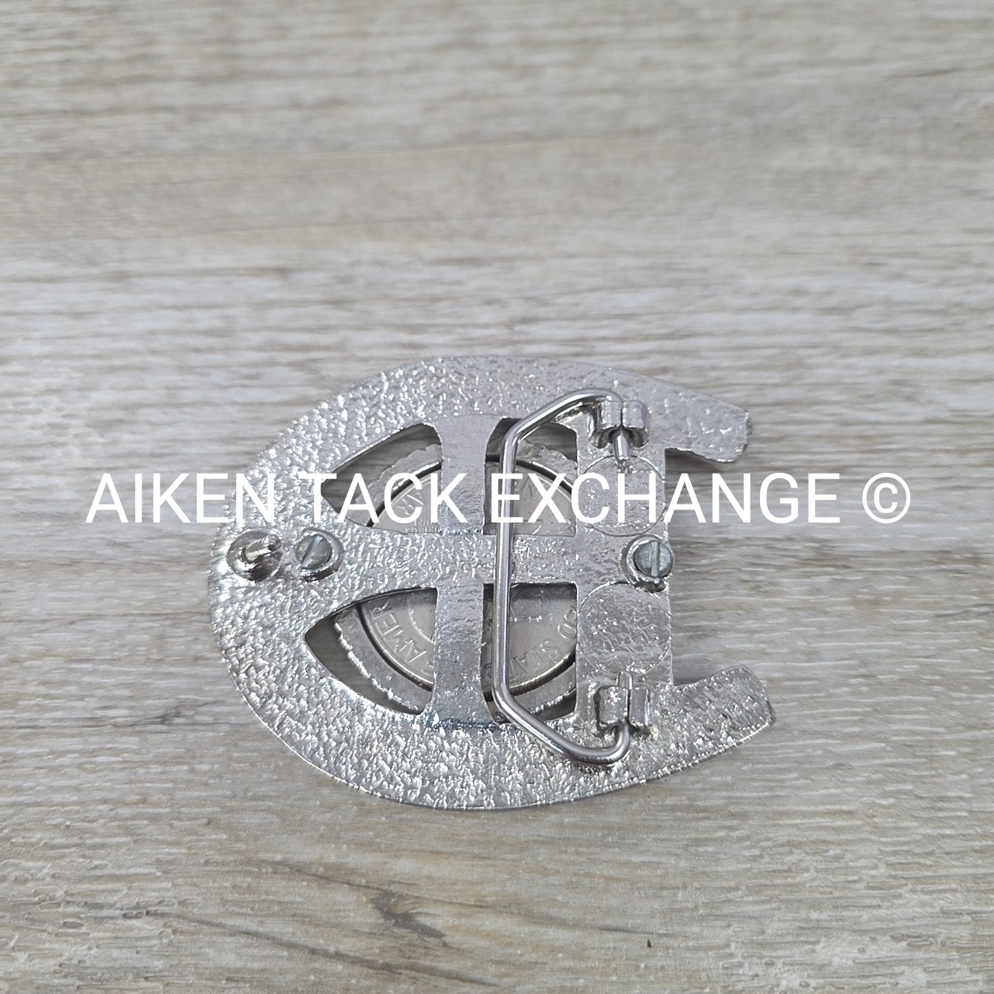 Eisenhower Dollar Horseshoe Belt Buckle