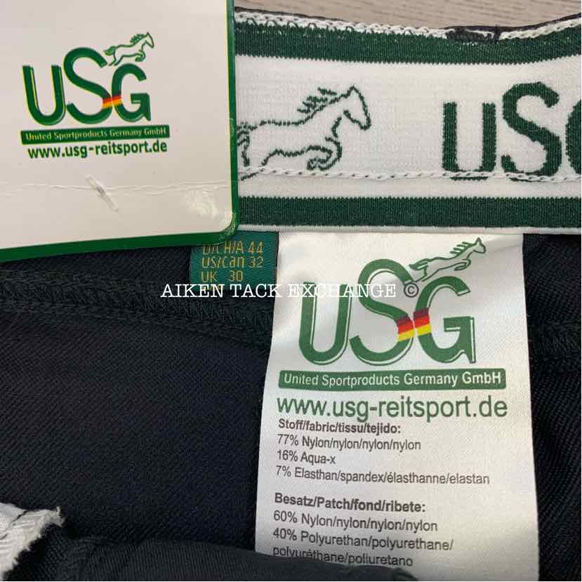 KL Select USG Valentina Silicone Grip Knee Patch Breeches, Size 32