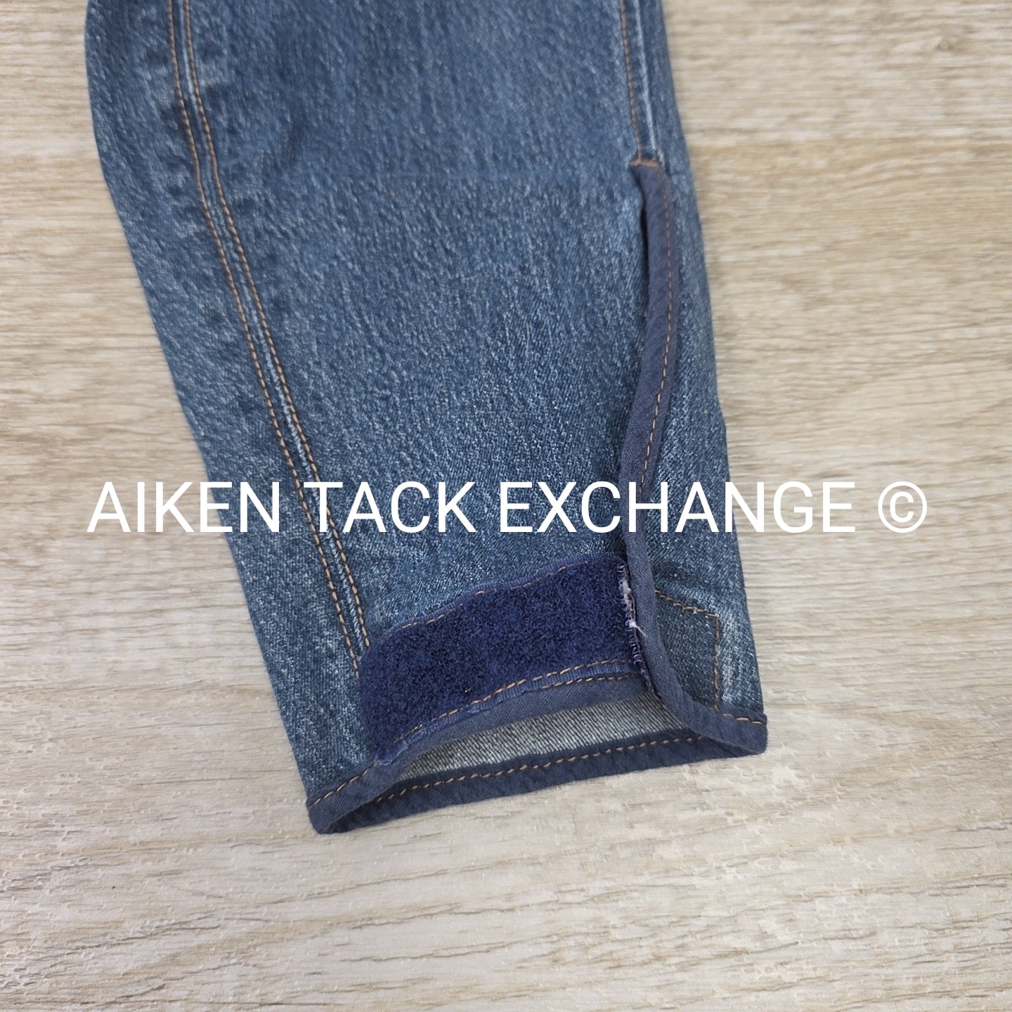 Ovation Denim Knee Patch Breeches, Size 30