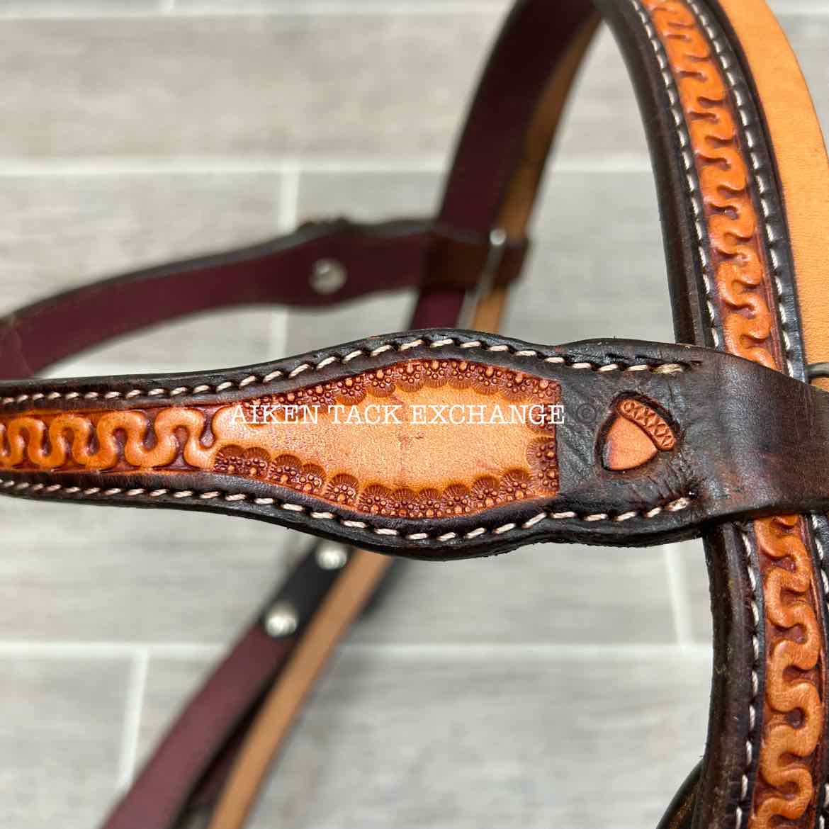 Browband Western Headstall with Bling