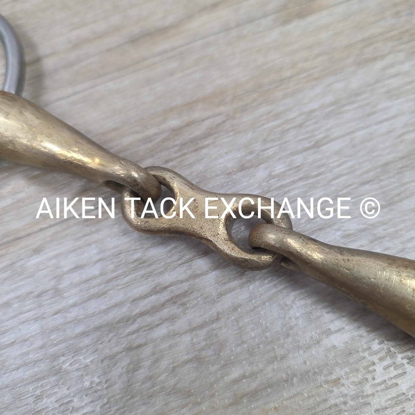 Copper French Link Loose Ring Bit 5"