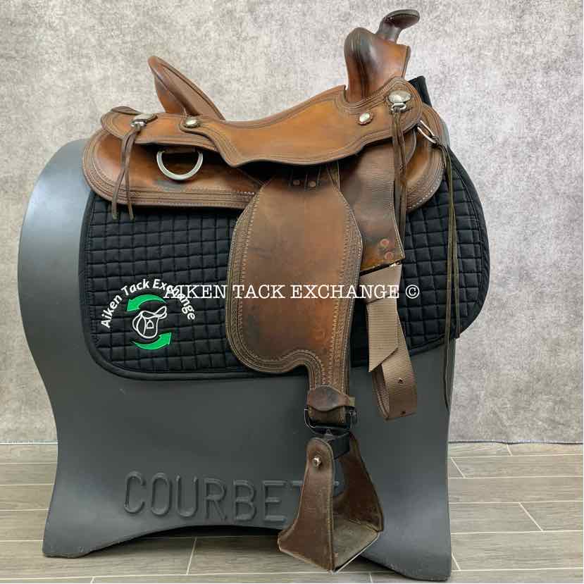 **SOLD** Ortho-Flex Western Saddle, 16" Seat, Wide Fit with Flex Panels