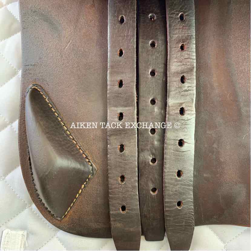 **SOLD** 2020 Antares Contact Jump Saddle, 17" Seat, 1A Flap, Medium Tree, Foam Panels, Full Buffalo Leather