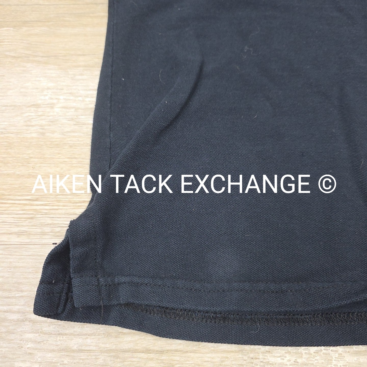 Short Sleeve Collared Polo Shirt with ATE Logo, Women's Size Medium