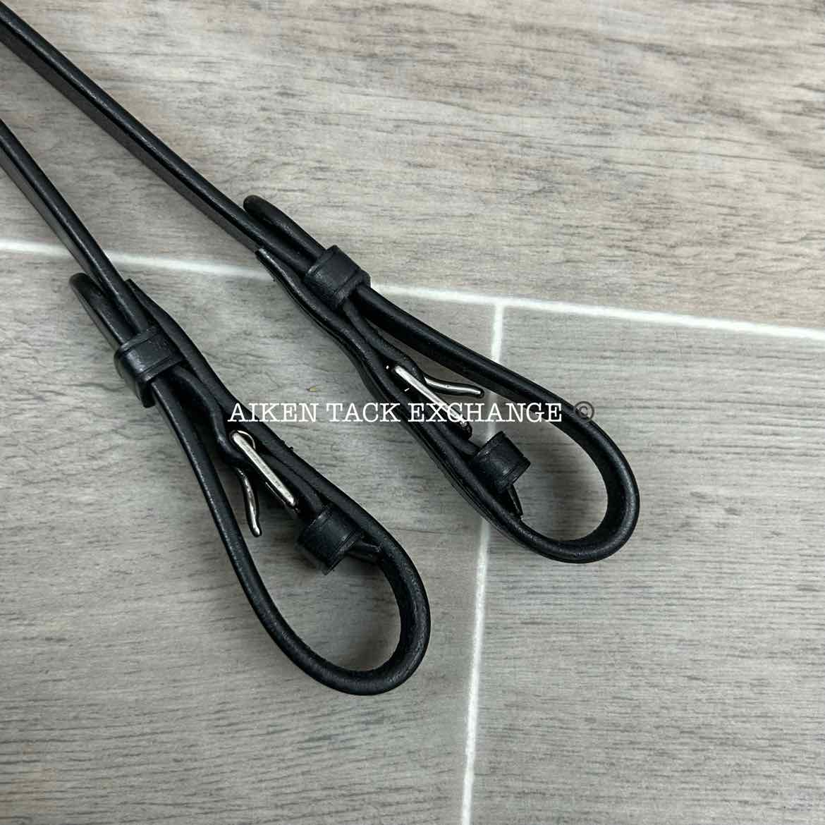 KL Select KL Italia Pirouette Flash Bridle with Reins, Black, Size Cob