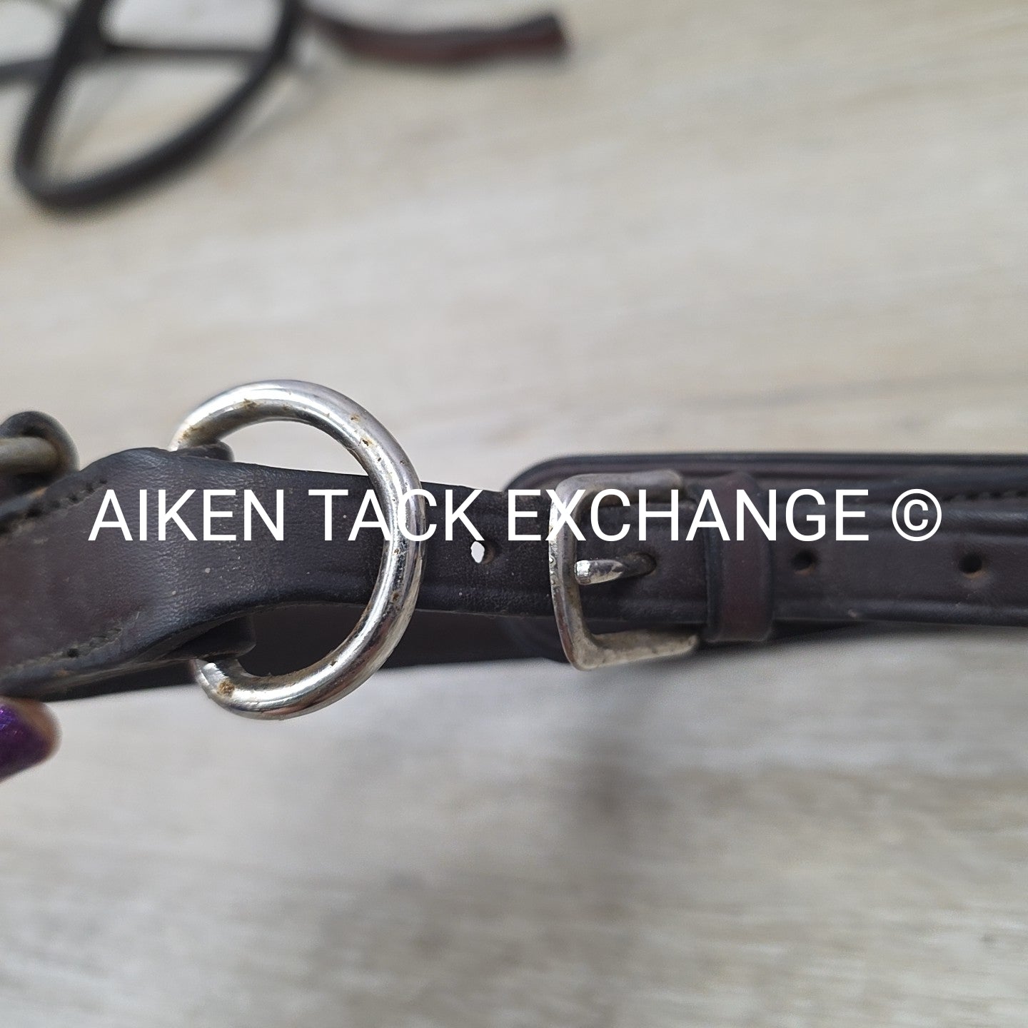 BARGAIN BUNDLE: 2 Plain Raised Nosebands, Size Full, Tory Leather Bitless Noseba