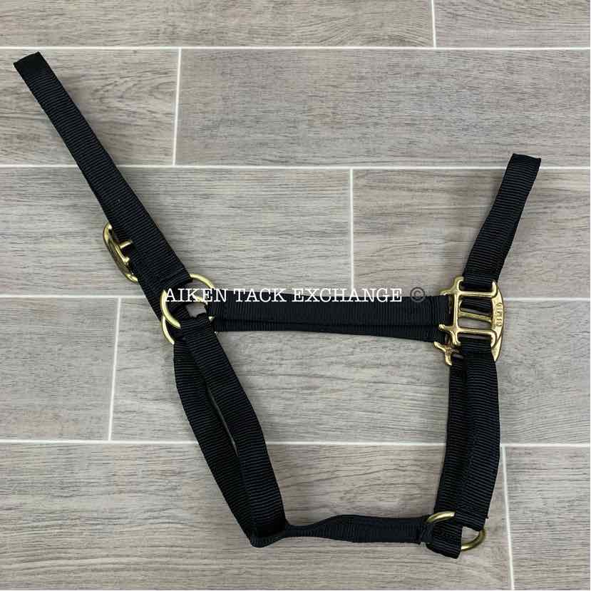 BMB Nylon Halter, Black, Size Large / Oversize