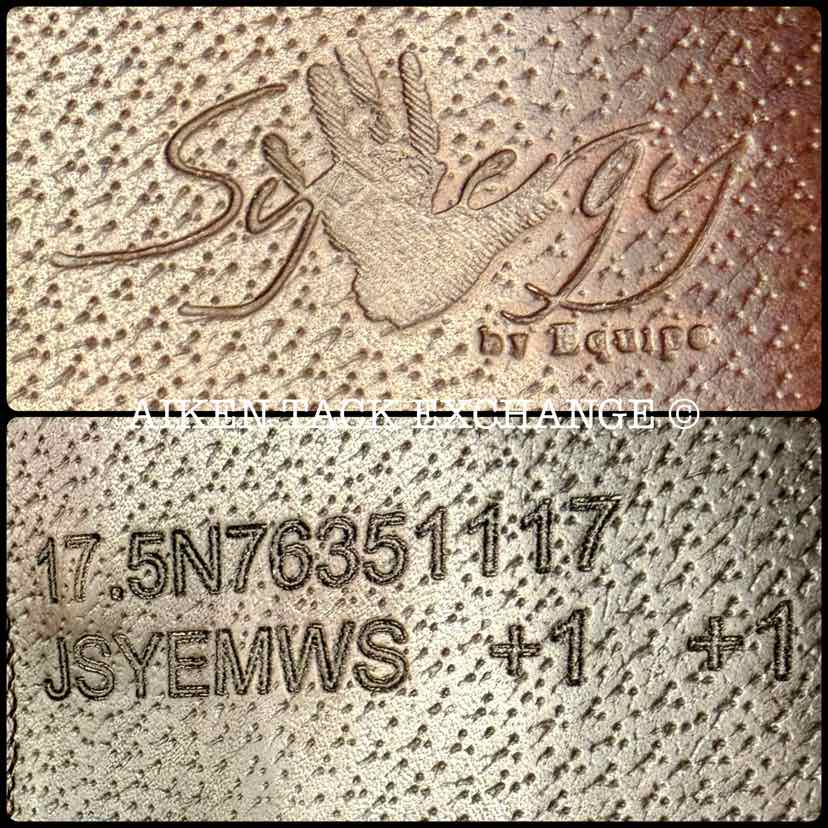 2017 Equipe Synergy Monoflap Jump Saddle, 17.5" Seat, Medium Wide Tree, Foam Panels