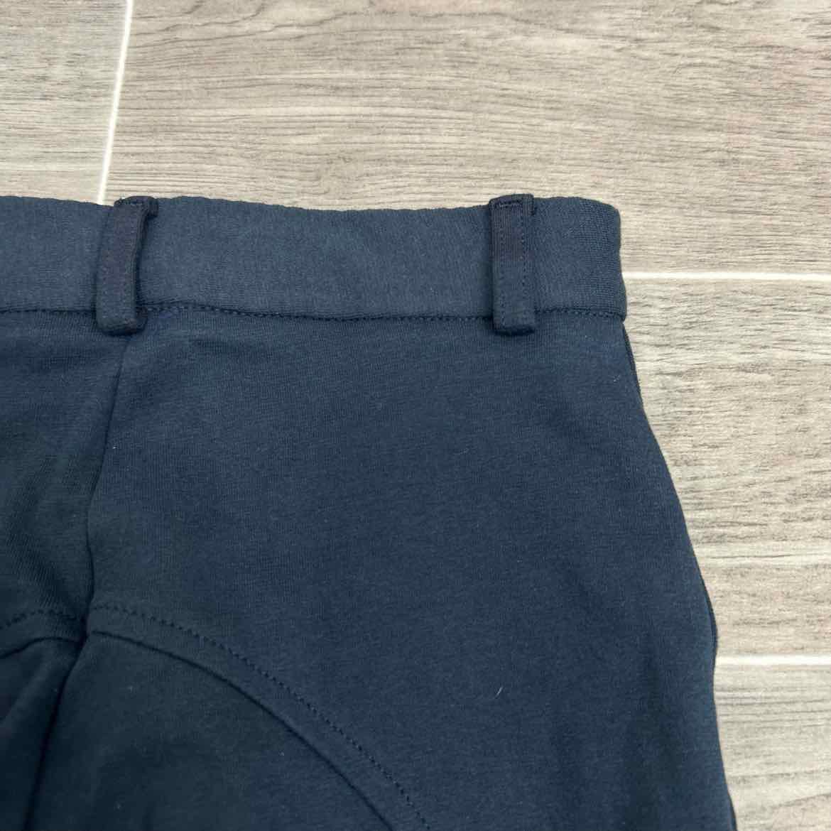Eqituff Children's Knee Patch Breeches, Navy, Size 12, Brand New